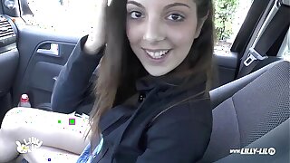 Teen Girl Picked Up Together with Fucked Outdoor Together with Public Inexpert