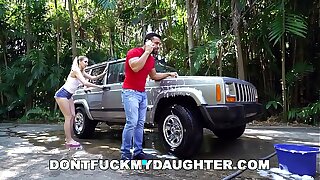 DON'T FUCK MY step DAUGHTER - Curmudgeonly Sierra Nicole Fucks Slay rub elbows with Carwash Defy
